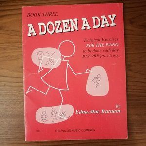 Piano Book - A Dozen a Day Book Three